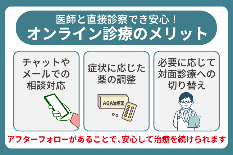 医師と直接診察でき安心！オンライン診療のメリット