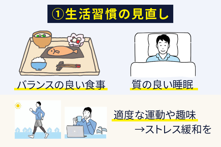 生活習慣の見直し