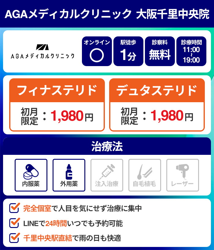 AGAメディカルクリニック大阪千里中央院