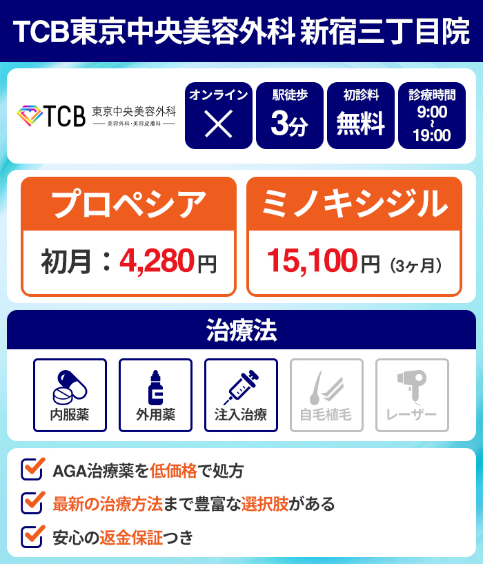 TCB東京中央美容外科 新宿三丁目院